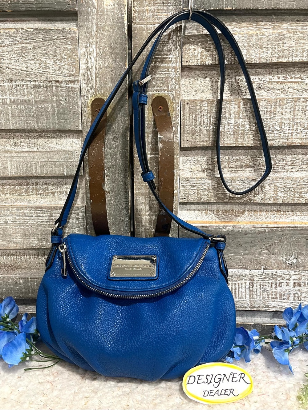 MARC By Marc Jacobs Blue Q Natasha Leather Crossbody VGC!